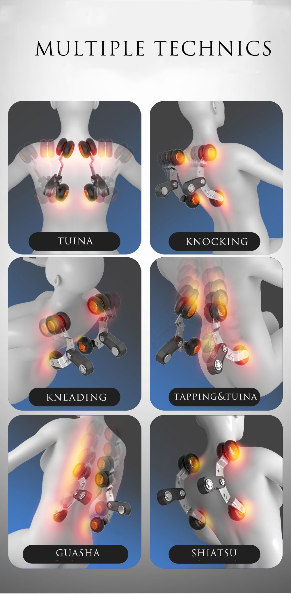 2020 New Style 4D Electric Full Body Massage Chair