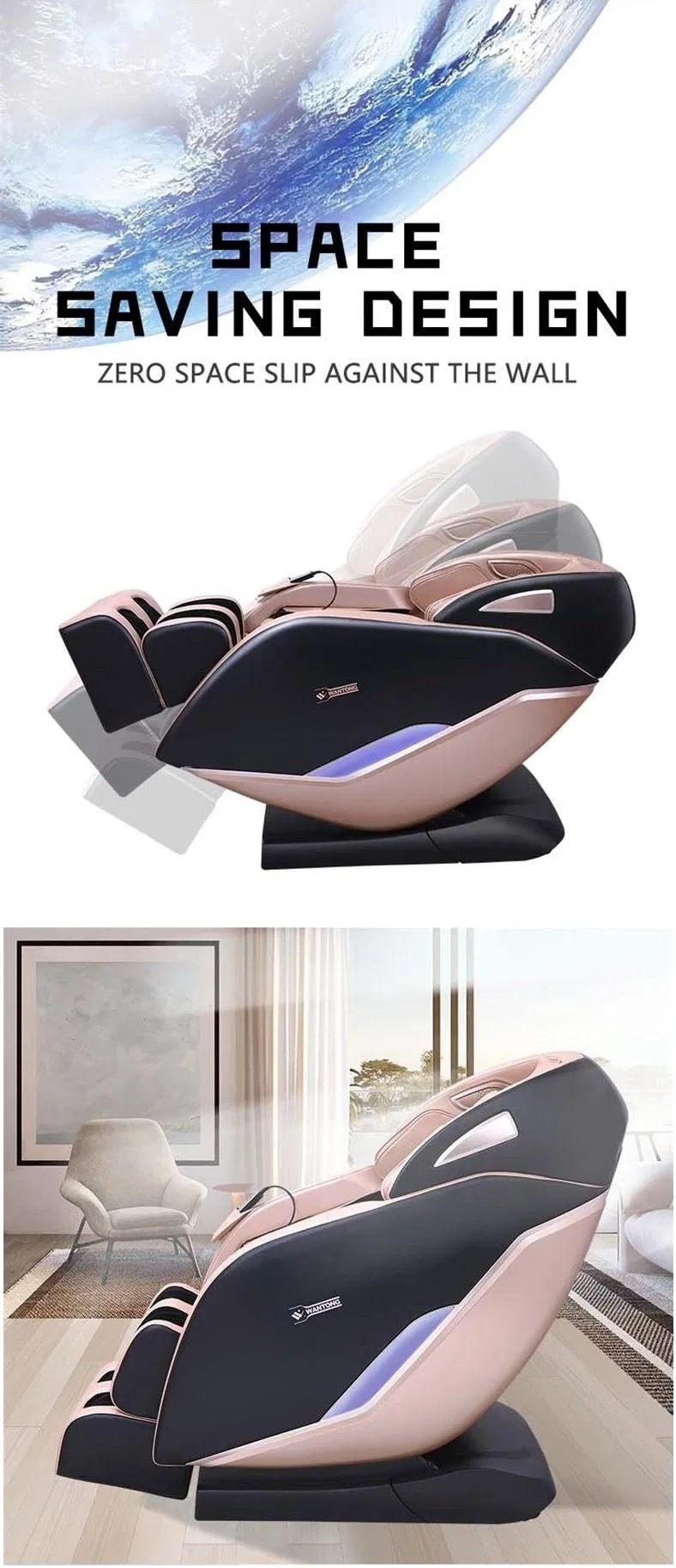 Best 2021 Massage Chair Zero Gravity Recliner Full Body with Shiatsu Kneading Heating Vibrating Massage Chair
