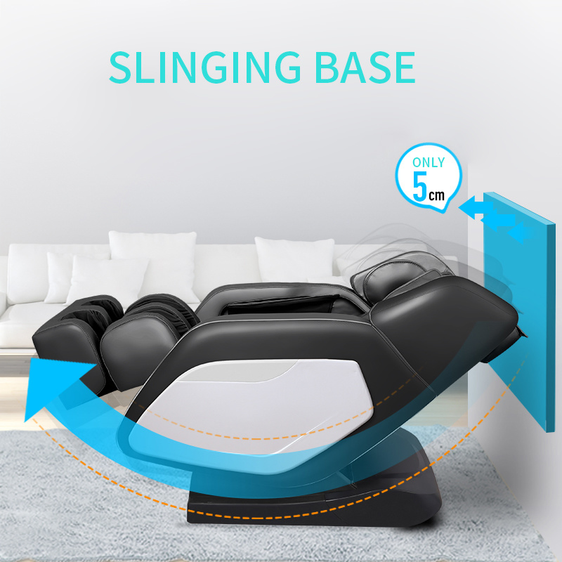 Best Moway 3D Zero Gravity Shiatsu Massage Chair with Full Body Airbag Black