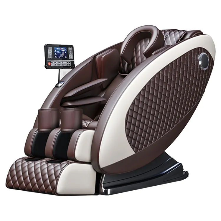 Cheap Electric Full Body Egg Shape Chair Massager Vibration Air Squeezing Shiatsu L Track Massage Chair with Bt Speakers