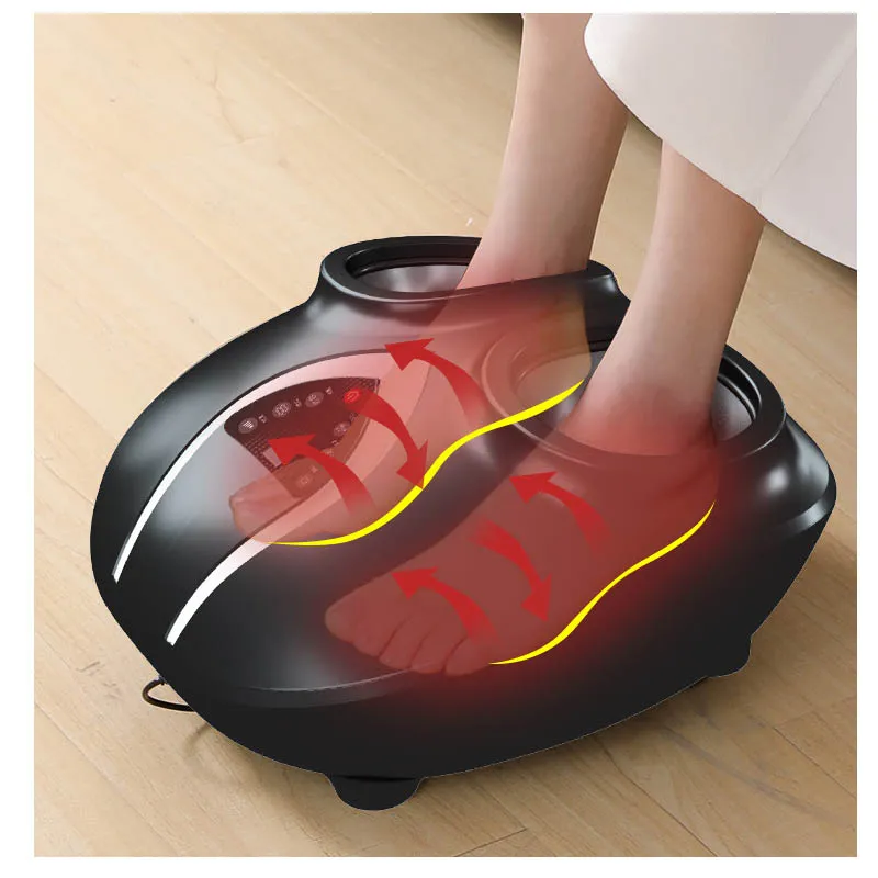 Electric Deep Kneading Rolling Airbag Wrapped Foot Care Massager