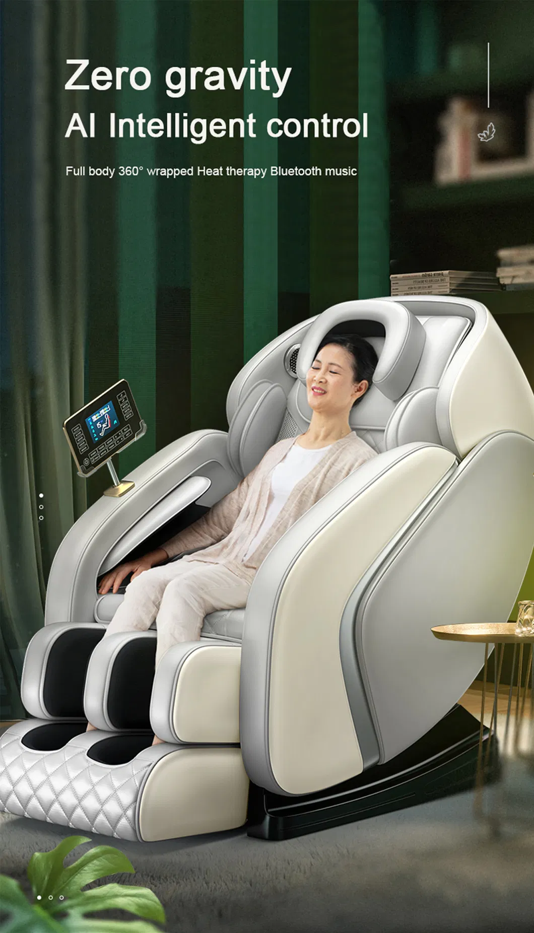 Electric Zero Gravity Full Body Care Foot Shiatsu Massage Chair