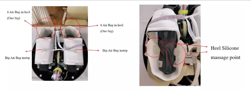 Foot Massager Machine with Heat Function, Shiatsu Deep Kneading, Air Compression, Multiple Massage Modes and Multi-Level Setting Adjustable Intensities