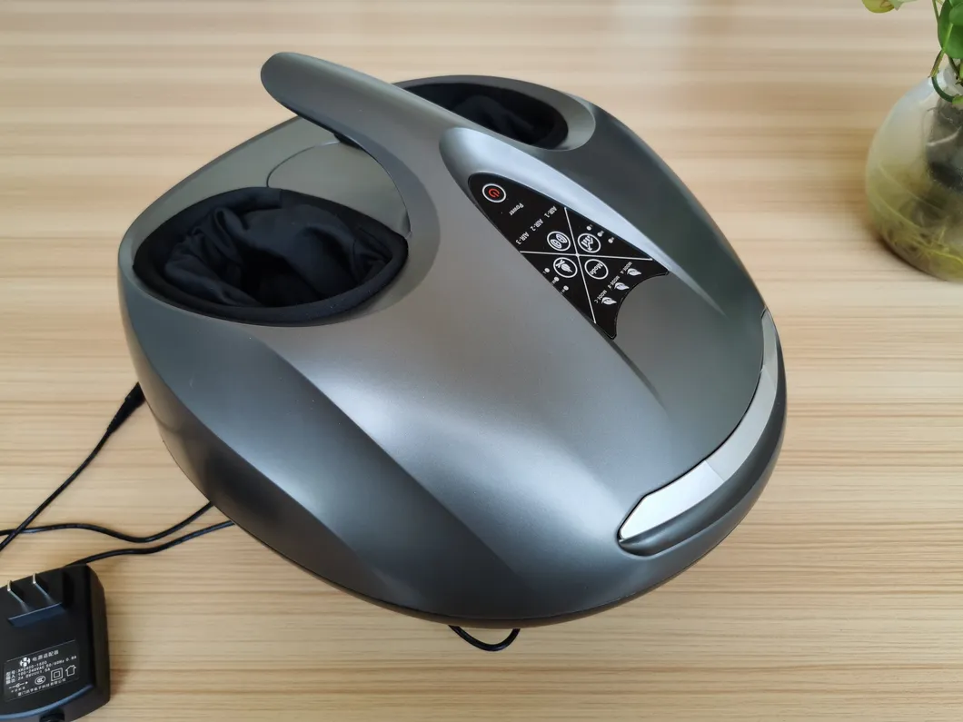 Foot Massager Machine with Heat Function, Shiatsu Deep Kneading, Air Compression, Multiple Massage Modes and Multi-Level Setting Adjustable Intensities