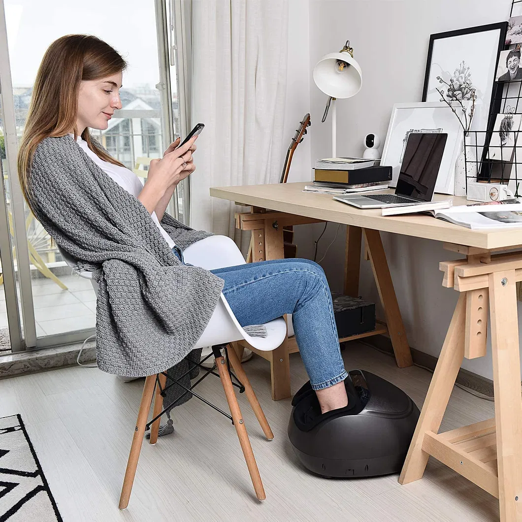 Foot Massager with Heat Shiatsu Foot Massager with Handle Design 6 Mode with Kneading Rolling Air Compression and Built-in Heat Function China Factory