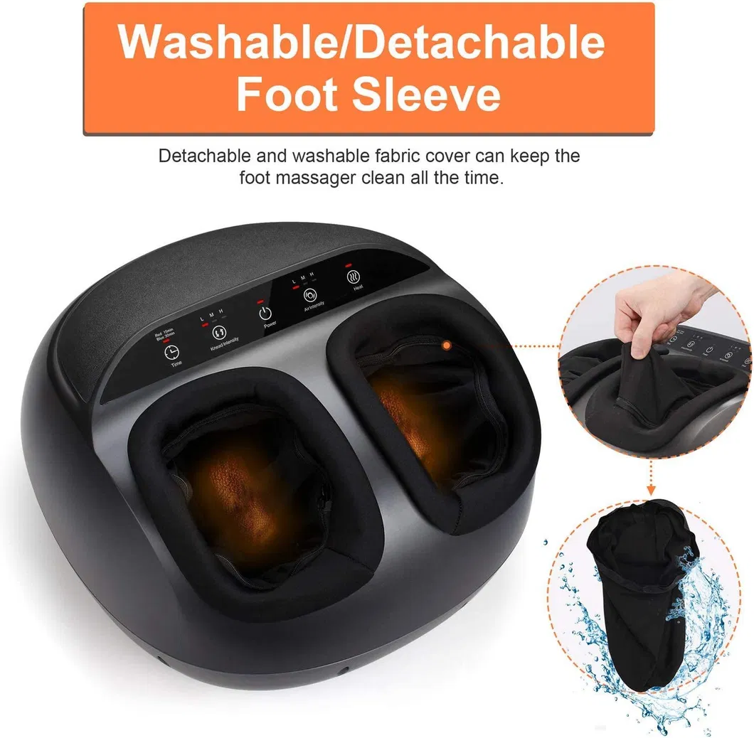 Foot Massager with Heat Shiatsu Foot Massager with Handle Design 6 Mode with Kneading Rolling Air Compression and Built-in Heat Function China Factory