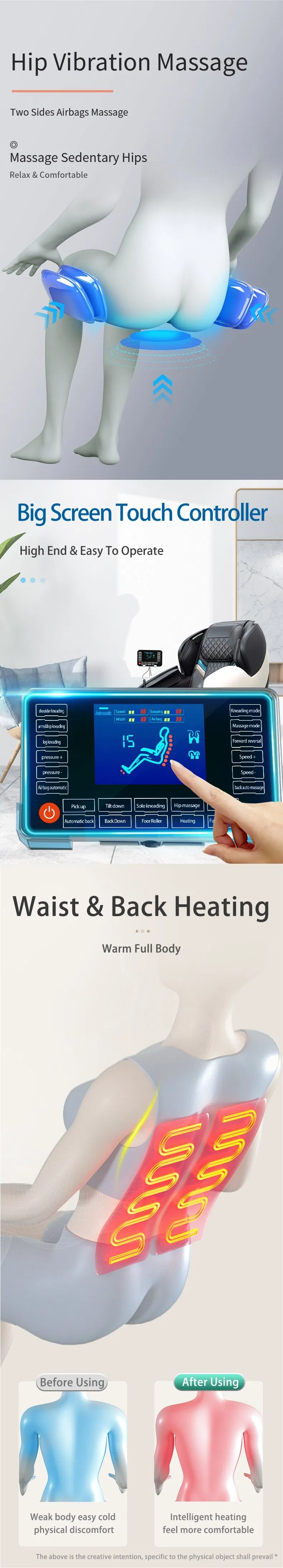 Fuan Meiyang Beat Sale Body Massage Zero Gravity Full Body Massage Chair, Kneading Tapping 4D Ai Chair Massage
