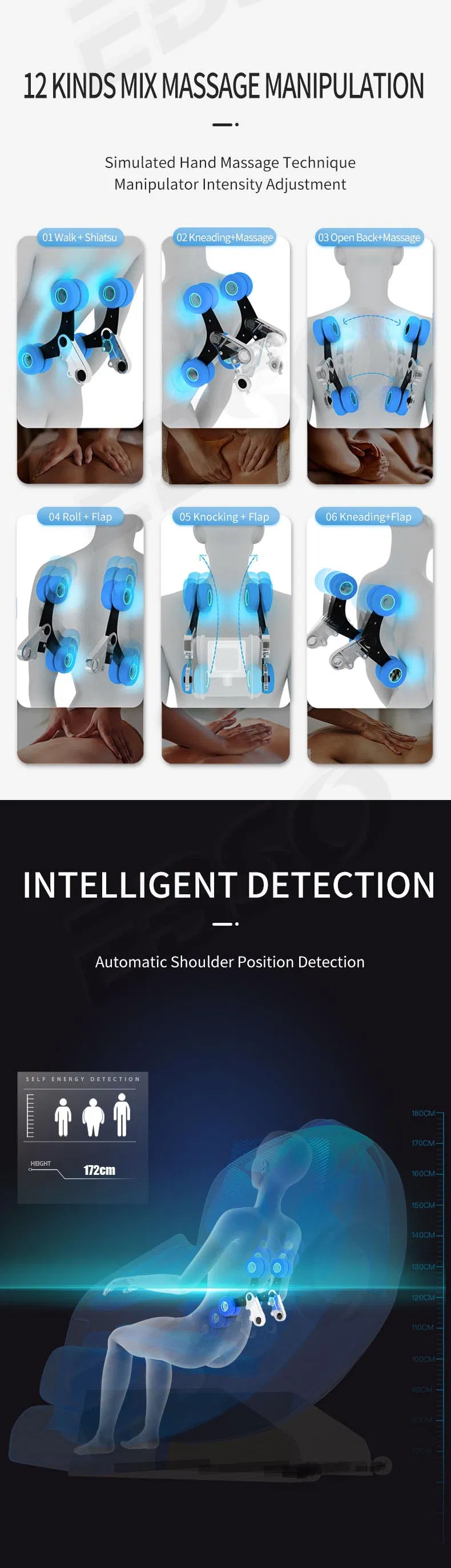 Fuan Meiyang Factory Wholesale Ai Voice Control Latest Luxury Cheap SL Track 3D Zero Gravity Full Body Shiatsu Massage Chair