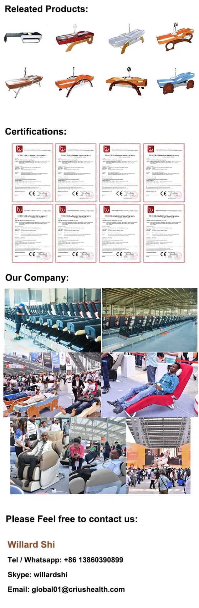 High Quality PU Leather Massage Table