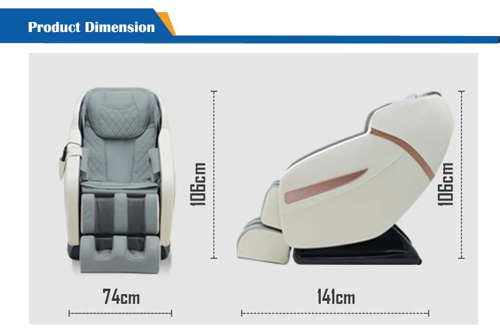 Home Leisure Full Body Zero Gravity Shiatsu Electric Massage Chair