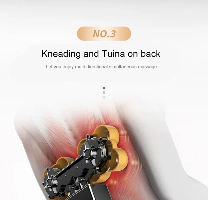 Home Office Automatic Full Body Shiatsu Kneading SPA Massage Chair