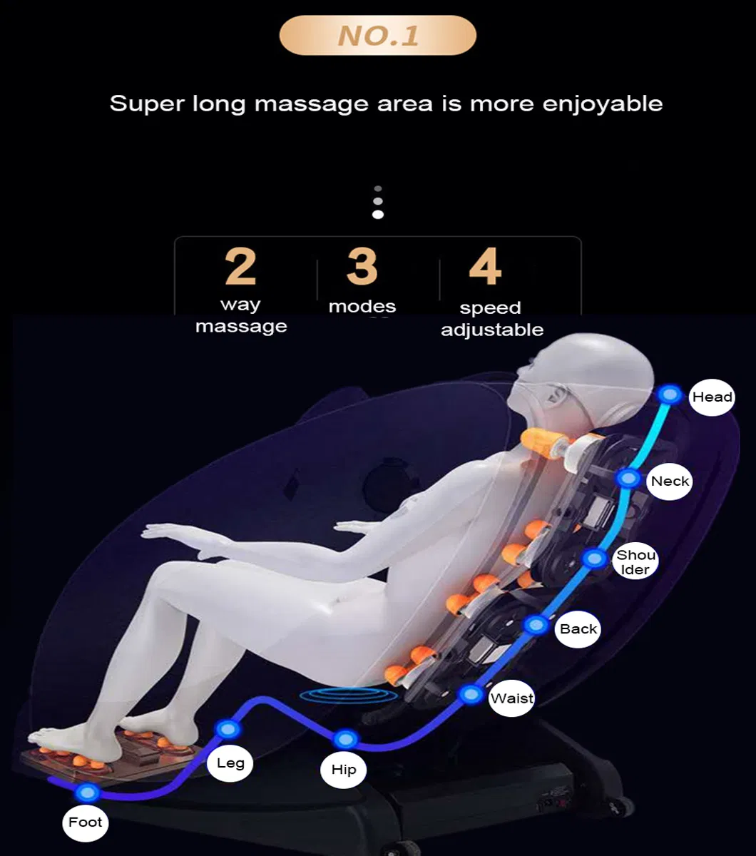 Home Office Automatic Full Body Shiatsu Kneading SPA Massage Chair