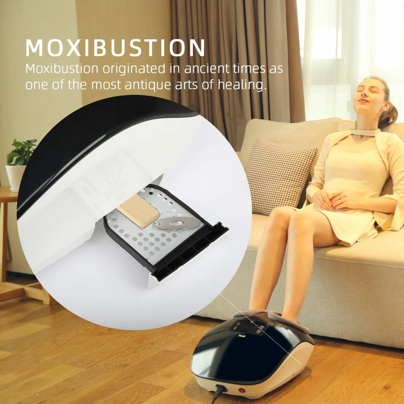 Homedics Foot SPA Foot Massager for Circulation Plant Wormwood