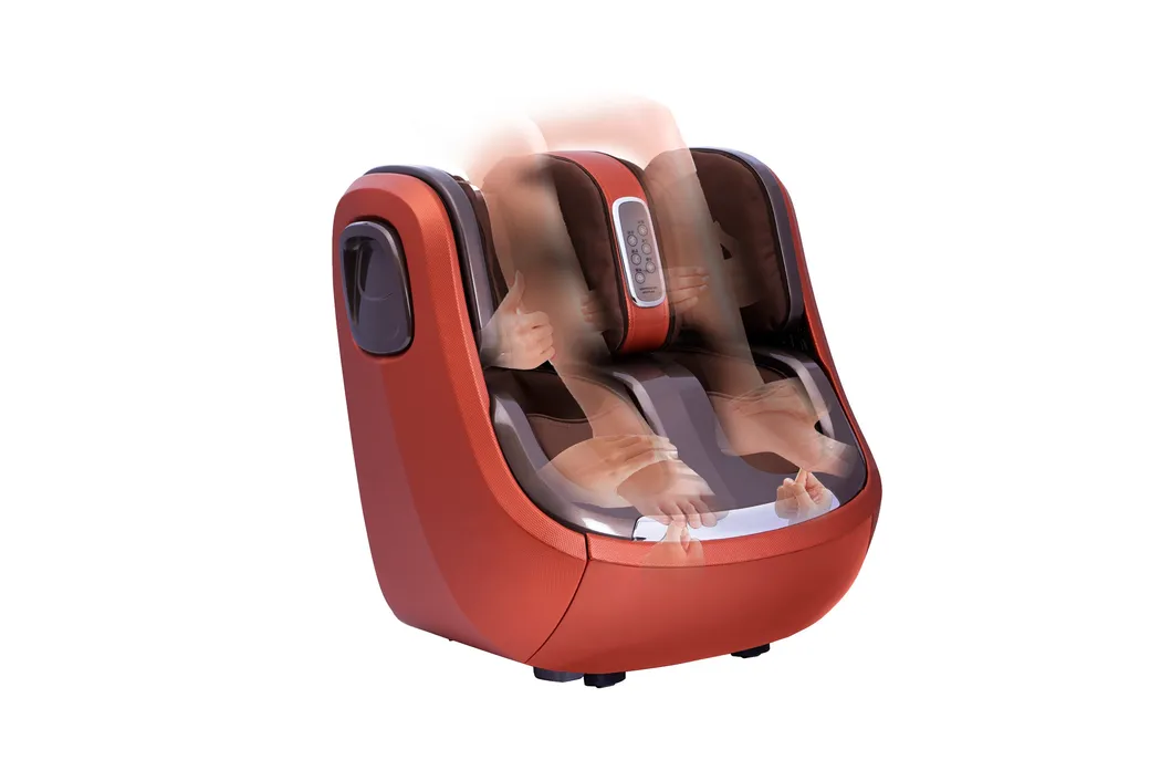 Massage Shiatsu Leg Massager Machine -Increases Blood Flow Circulation, Deep Kneading, with Heat Therapy -Deep Tissue, Plantar Fasciitis, Diabetics, Neuropathy