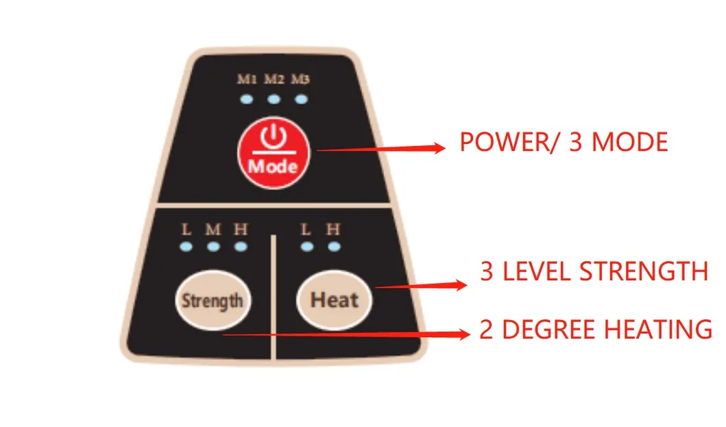 Multi Setting Electric Feet Massager with Deep Kneading Massage Therapy