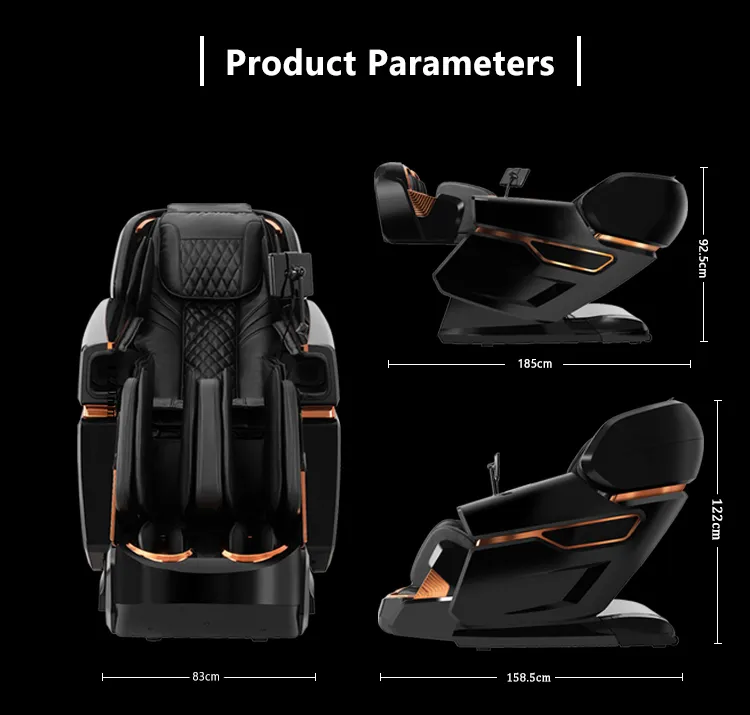 New Design Smart Bluetooth Speaker Recliner Massage Chair Shiatsu Massage