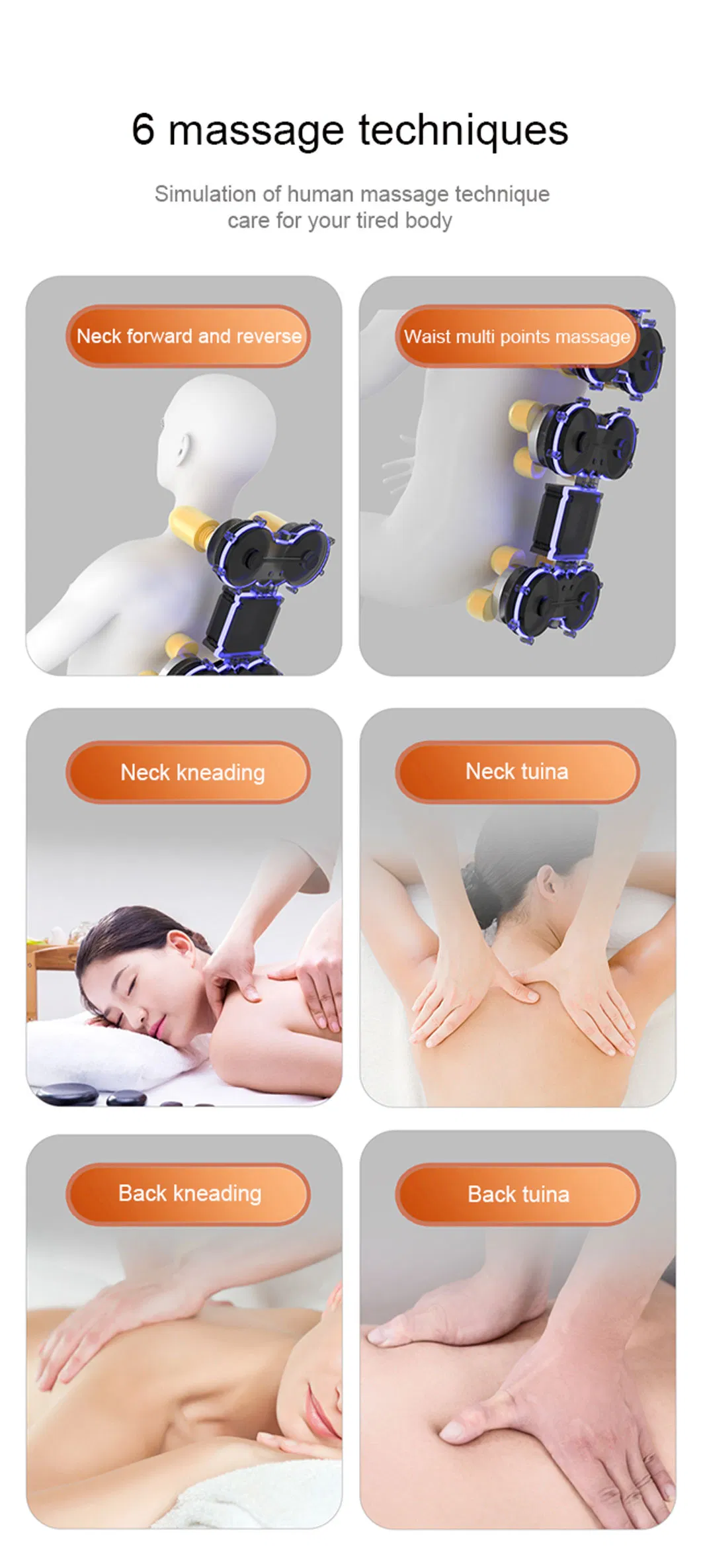 Ningde Gravity Zero 3D Smart Massage Head Massaging Massage Chair with Spare Parts
