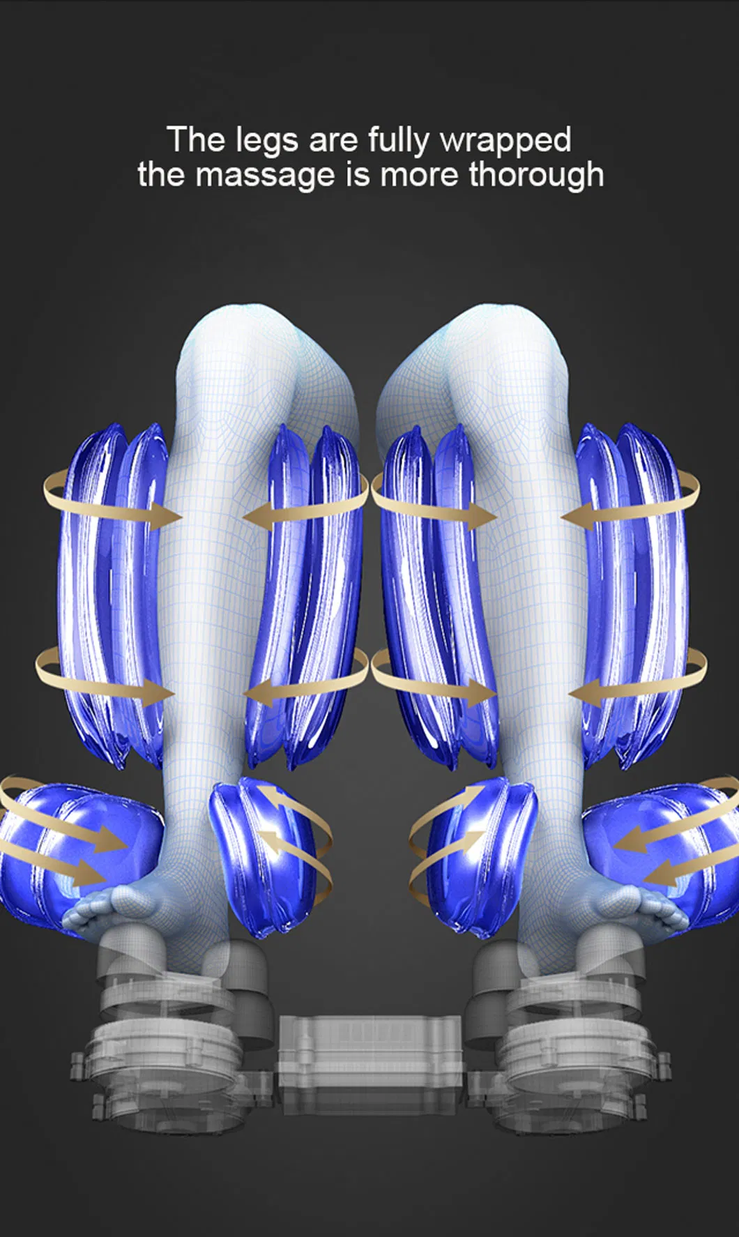 Ningde Gravity Zero 3D Smart Massage Head Massaging Massage Chair with Spare Parts