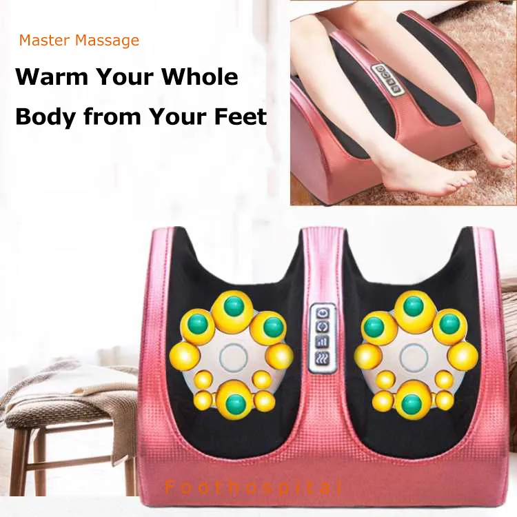Ningdeccrius CF-12 Shiatsu Heating Vibration Electric Blood Circulation Air Compression Calf SPA Foo Leg Massager with Heat