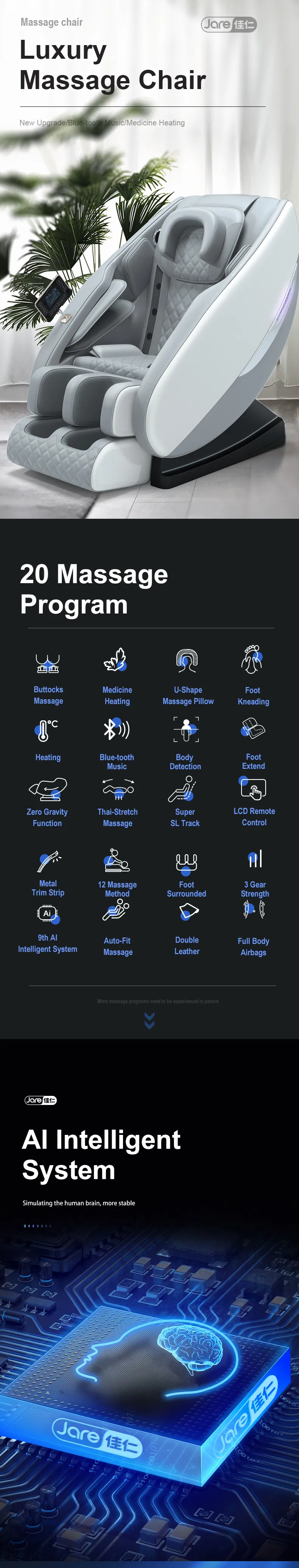 Operated Pad for Shoulder Neck Parts Controller Remote Control Shiatsu Pedicure Massage Chair