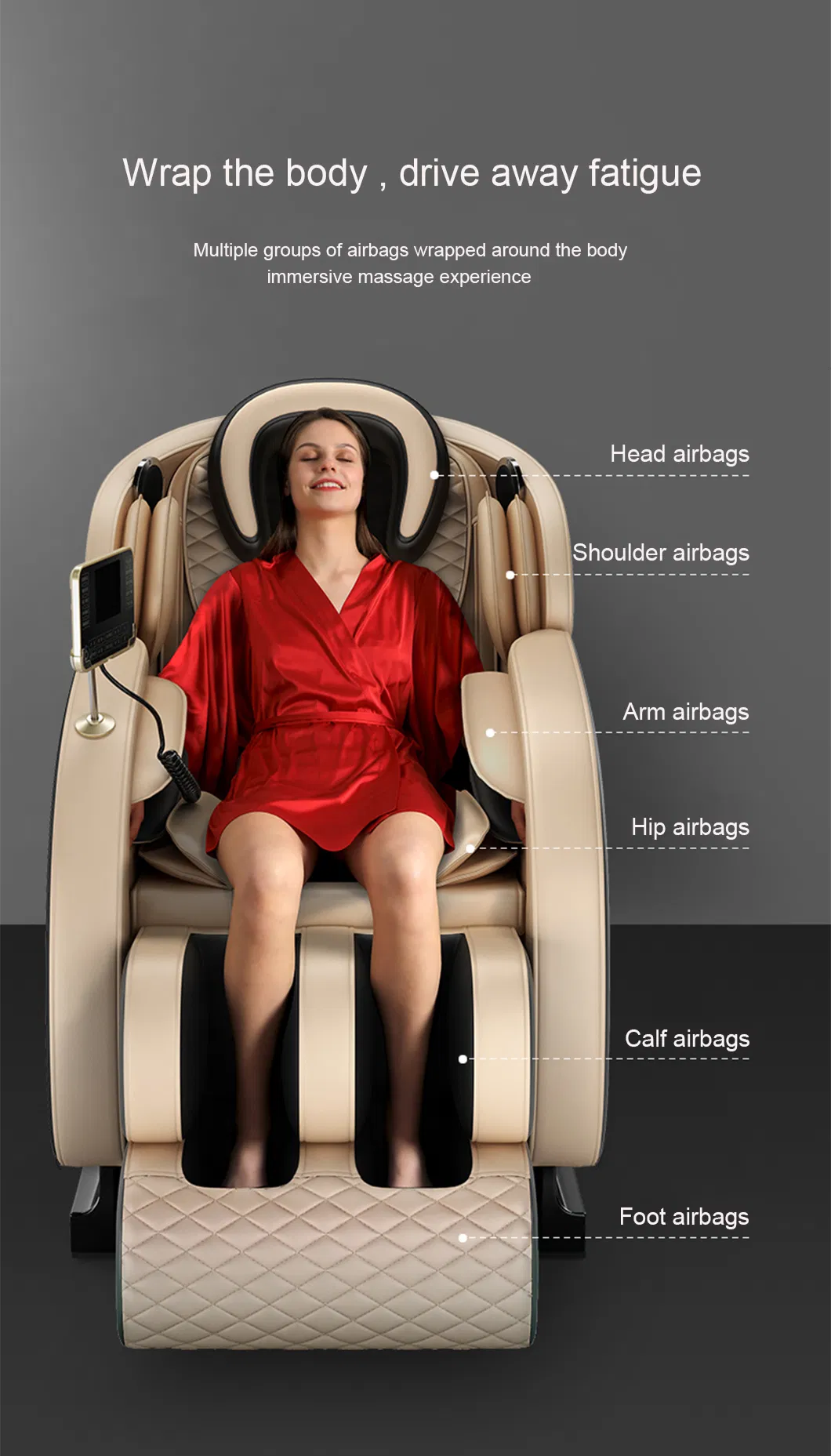 Professional Heated Zero Gravity Home Office Use Rolling Kneading SPA Massage Chair