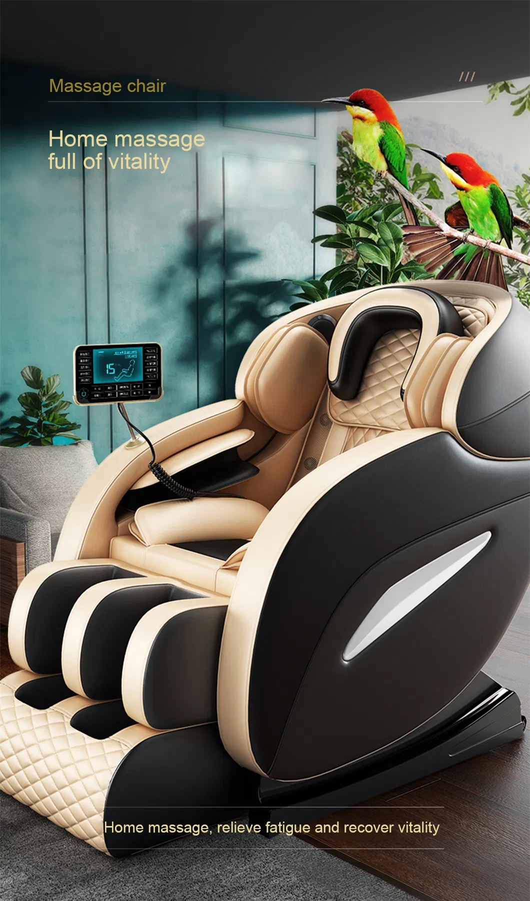 Professional Heated Zero Gravity Home Office Use Rolling Kneading SPA Massage Chair