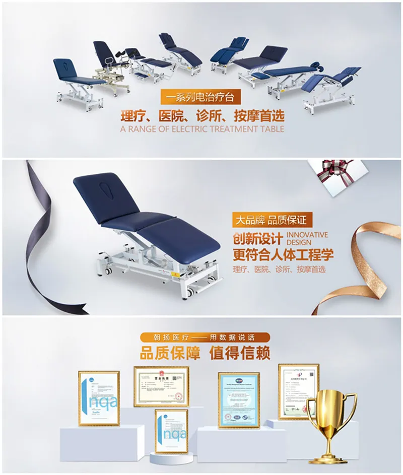 Salon Furniture Electric Beauty SPA Facial Massage Bed Cy-C105