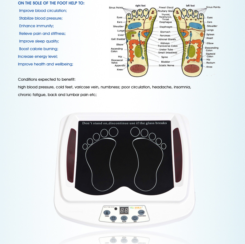 Vibration Heating Massage Electric Foot Massager Kyj-Tlb- 012A