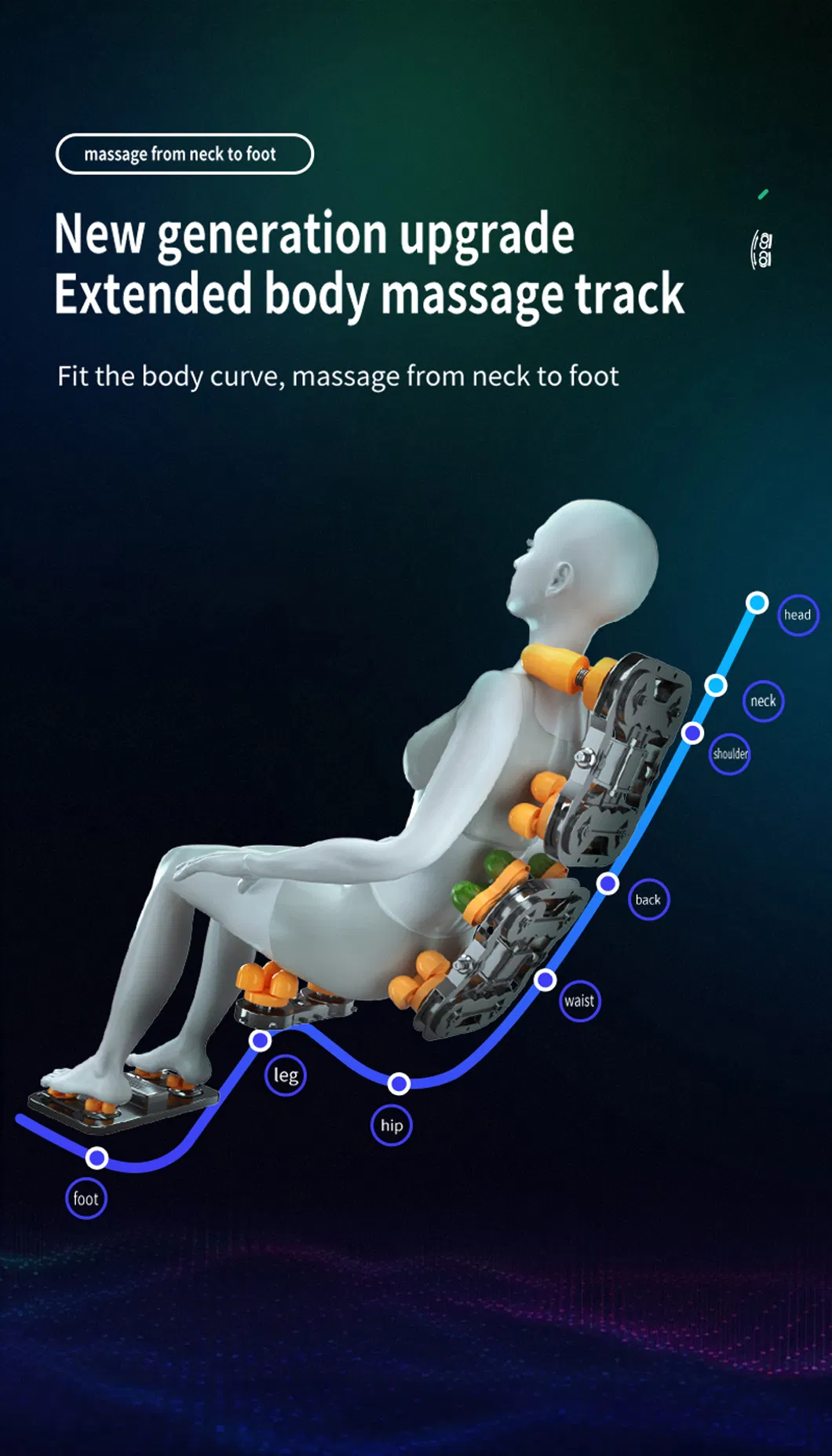 Wholesale Full Body Air Bags Wrapping Foot Massage Zero Gravity Electric Massage Chair